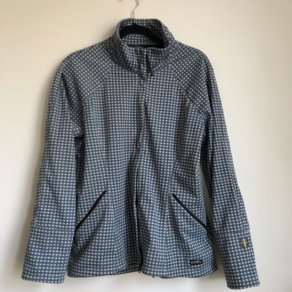 Kerrits printed soft shell riding jacket zip up